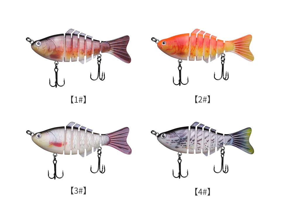 Воблер Jointed Swimbait 10cm 16g плуващ #1 – снимка 4