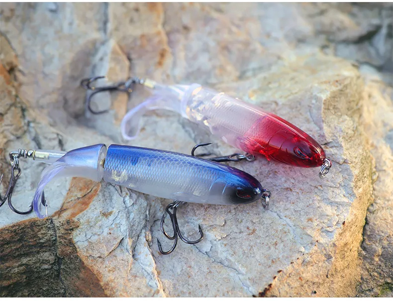 Воблер с подвижна опашка 13g/10cm Propeller Topwater #4 – снимка 3
